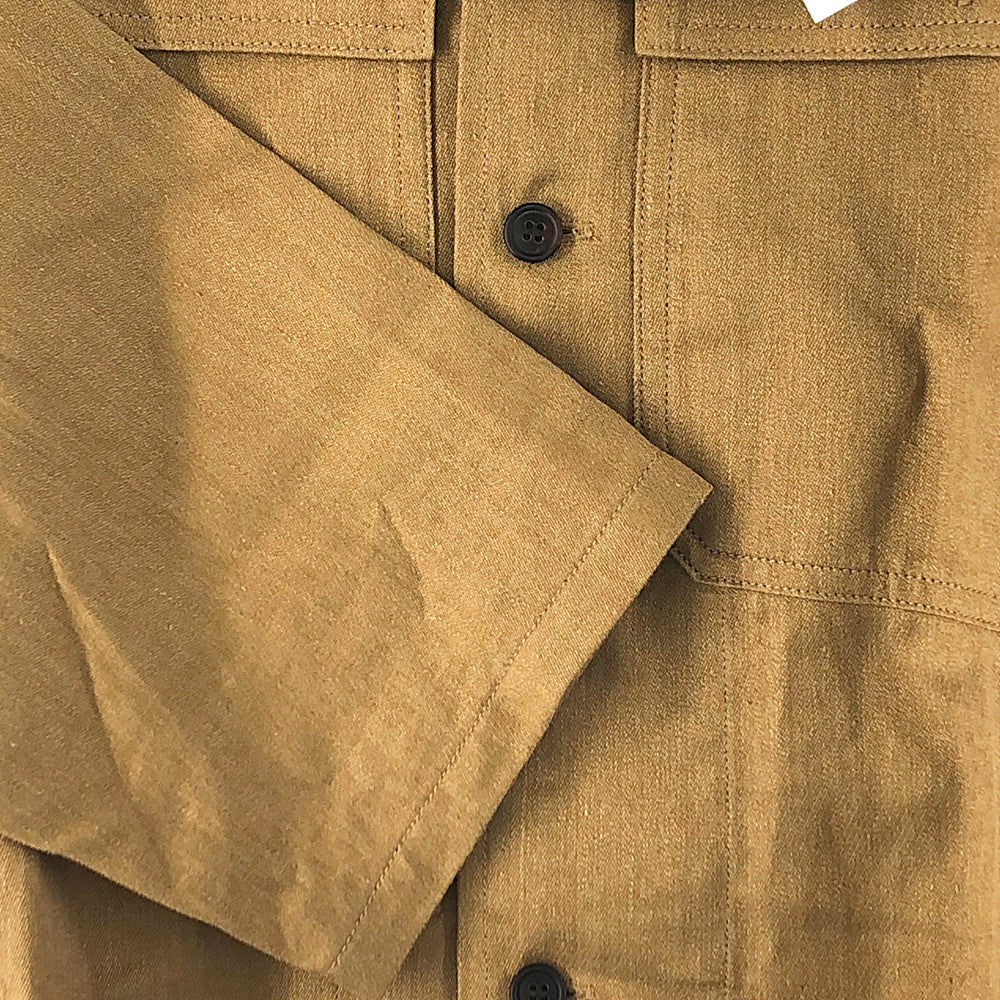 VISVIM ビズビム 22SS 0122105011010 CARDWELL SHIRT L/S (L/W) カードウェル ミリタリー シャツ ブラウン系 3【中古】