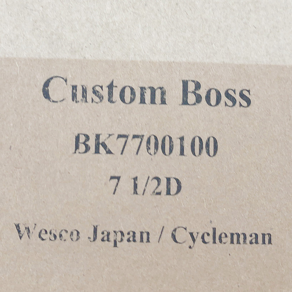 WESCO ウエスコ BK7700100 Custom Boss カスタム ボス ブラック系 7.5【中古】