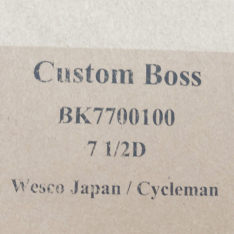 WESCO ウエスコ BK7700100 Custom Boss カスタム ボス ブラック系 7.5【中古】