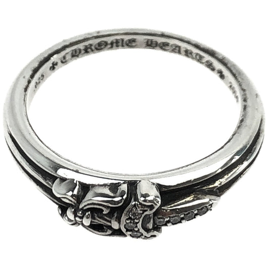 CHROME HEARTS クロムハーツ（原本有） BABY CLSC DGGR P DMND ベイビークラシック ダガー リング パヴェダイヤ 19号 シルバー系 19号【中古】