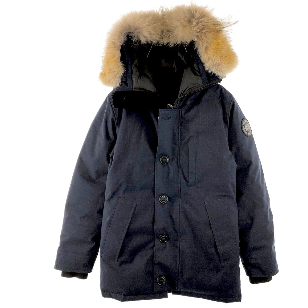 CANADA GOOSE カナダグース 3481JMB 国内正規品 サザビーリーグ EDIFICE エディフィス 別注 CRESTON クレストン ファー パーカ ダウン ジャケット ネイビー系 2XS【中古】