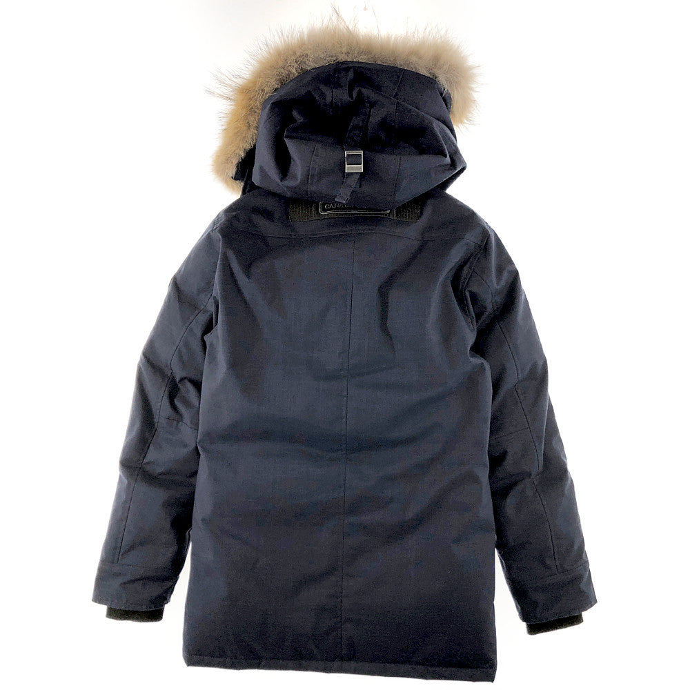 CANADA GOOSE カナダグース 3481JMB 国内正規品 サザビーリーグ EDIFICE エディフィス 別注 CRESTON クレストン ファー パーカ ダウン ジャケット ネイビー系 2XS【中古】