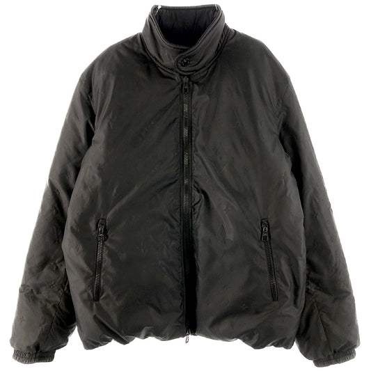 LOUIS VUITTON ルイ・ヴィトン リバーシブル モノグラム ダウン ブルゾン ブラック系 48【中古】
