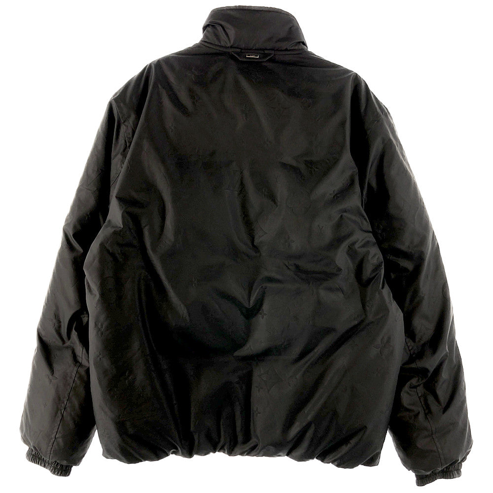 LOUIS VUITTON ルイ・ヴィトン リバーシブル モノグラム ダウン ブルゾン ブラック系 48【中古】