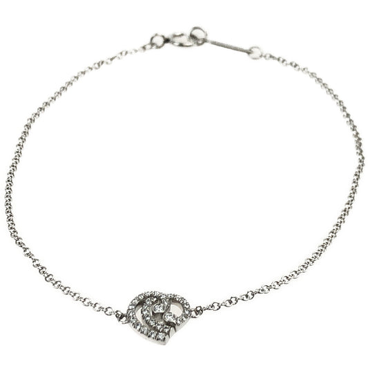 TIFFANY&Co. ティファニー エンチャント ハート ダイヤモンド PT950 シルバー系【美品】【中古】