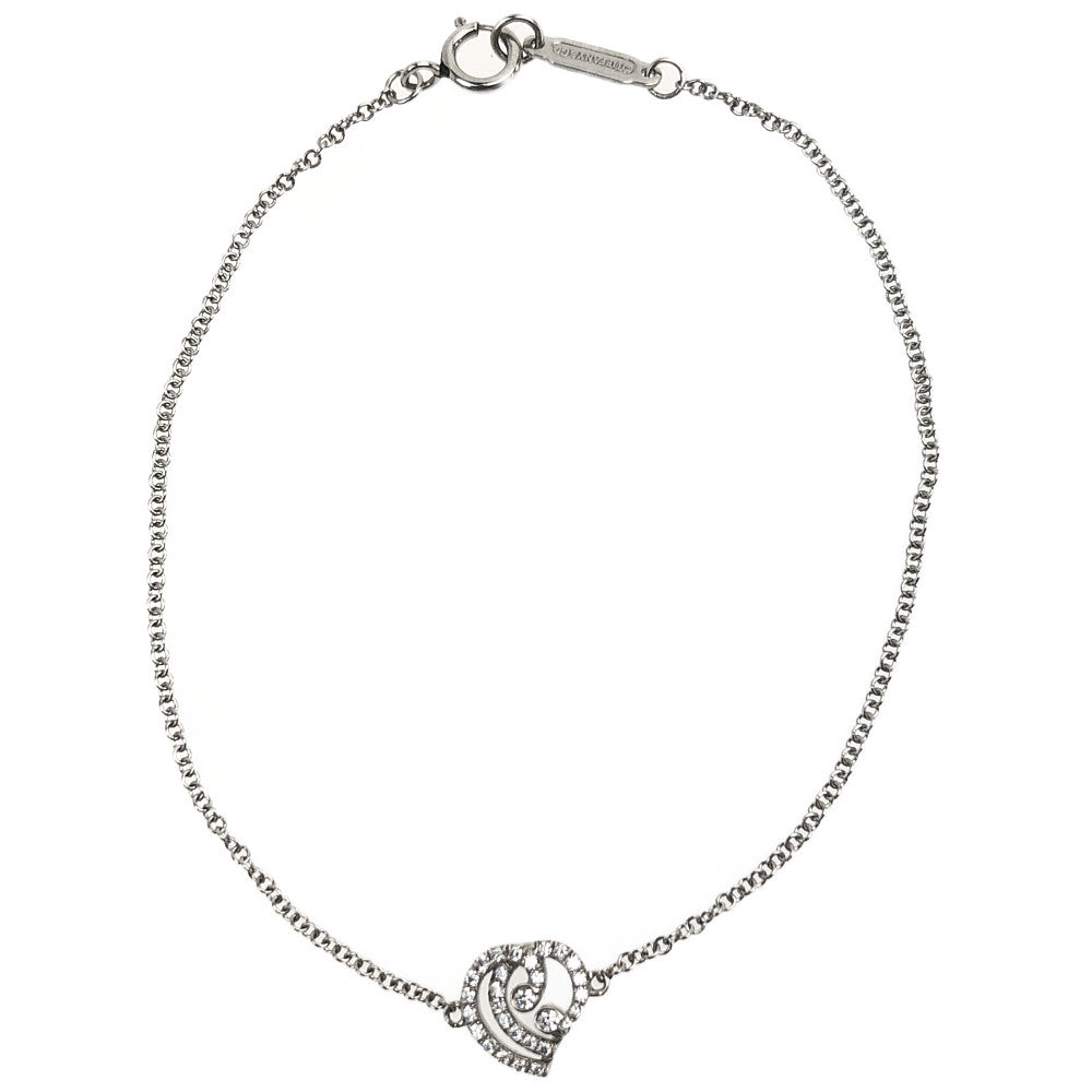 TIFFANY&Co. ティファニー エンチャント ハート ダイヤモンド PT950 シルバー系【美品】【中古】