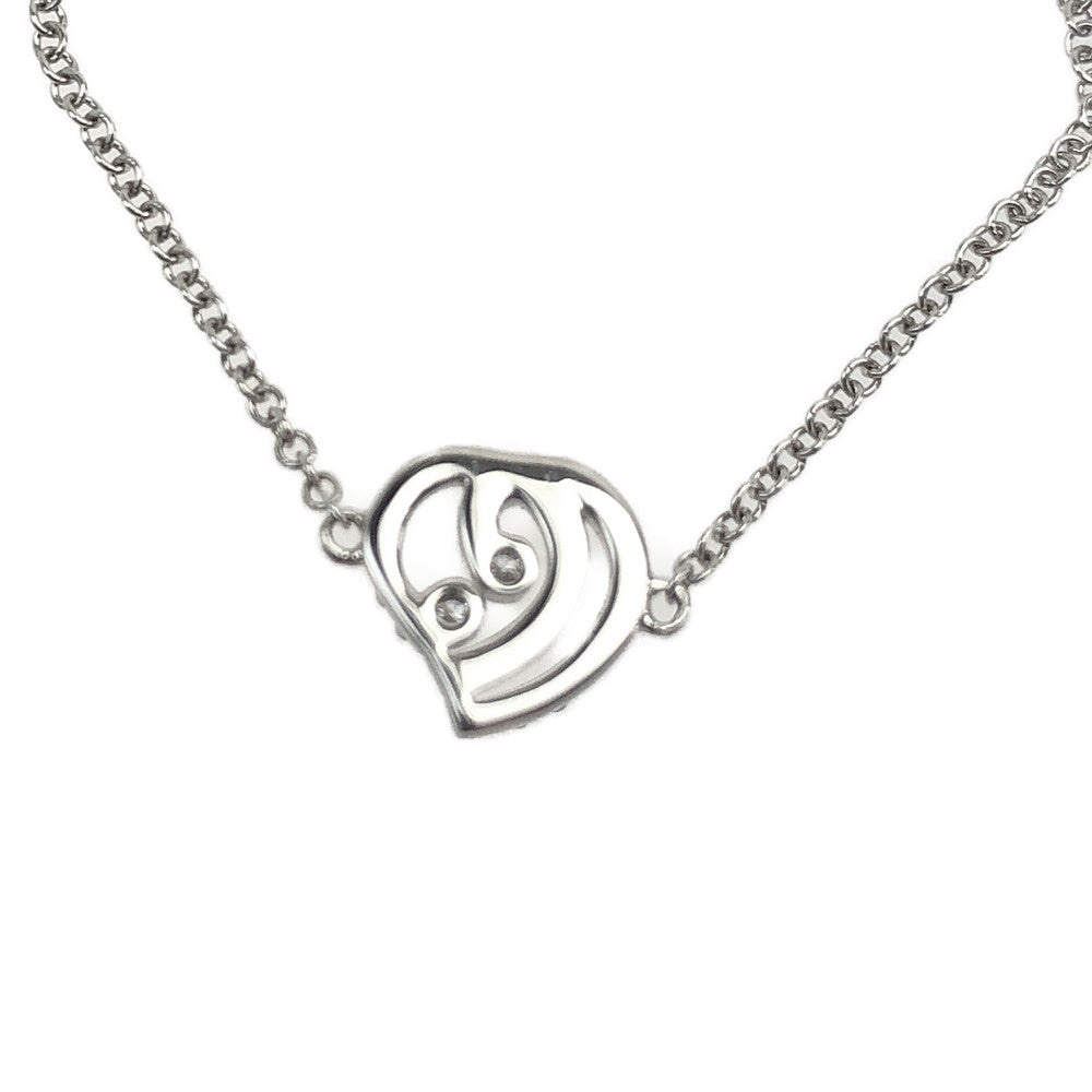 TIFFANY&Co. ティファニー エンチャント ハート ダイヤモンド PT950 シルバー系【美品】【中古】