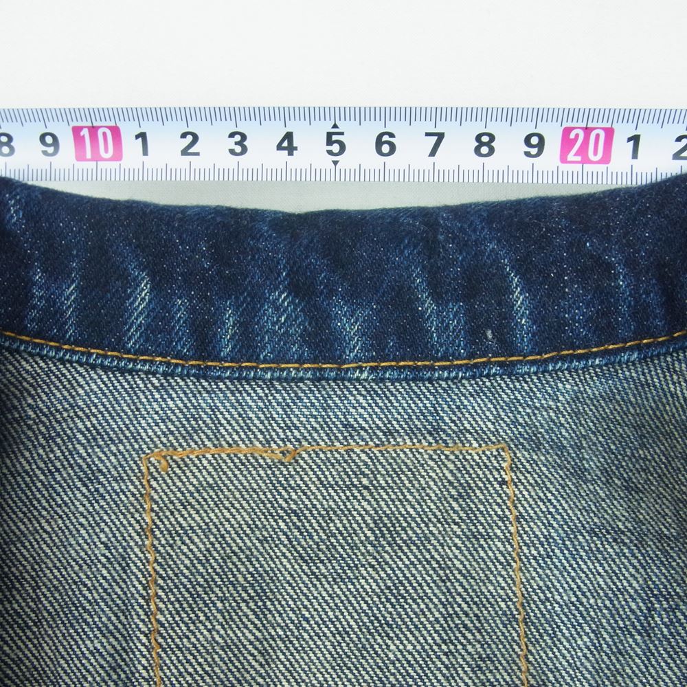 Denime ドゥニーム 3RD MODEL デニム ジャケット コットン 日本製 インディゴブルー系 40【中古】