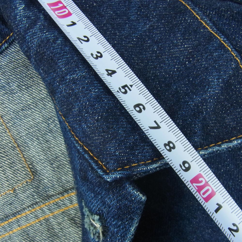Denime ドゥニーム 3RD MODEL デニム ジャケット コットン 日本製 インディゴブルー系 40【中古】