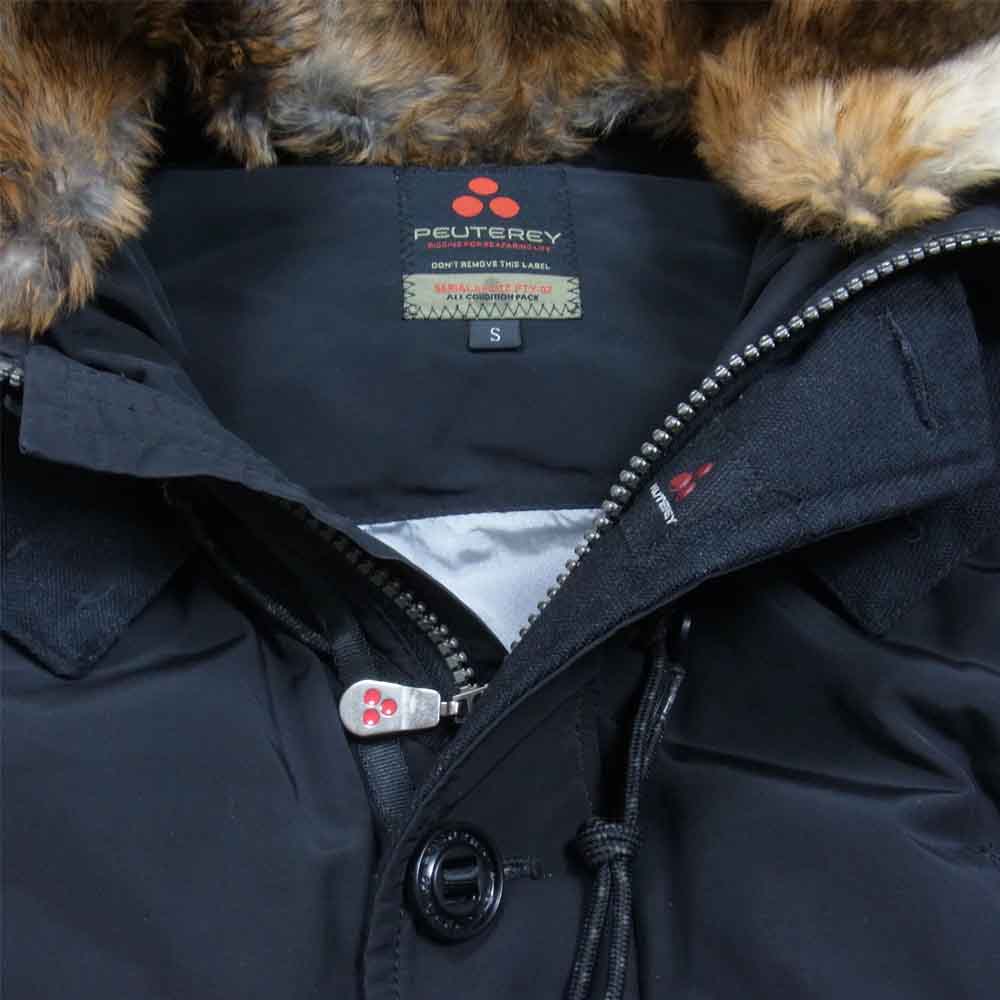 ピューテリー UJF7101 国内正規品 HURRICANE DOWN COAT ハリケーン ダウン コート ブラック系 S【中古】