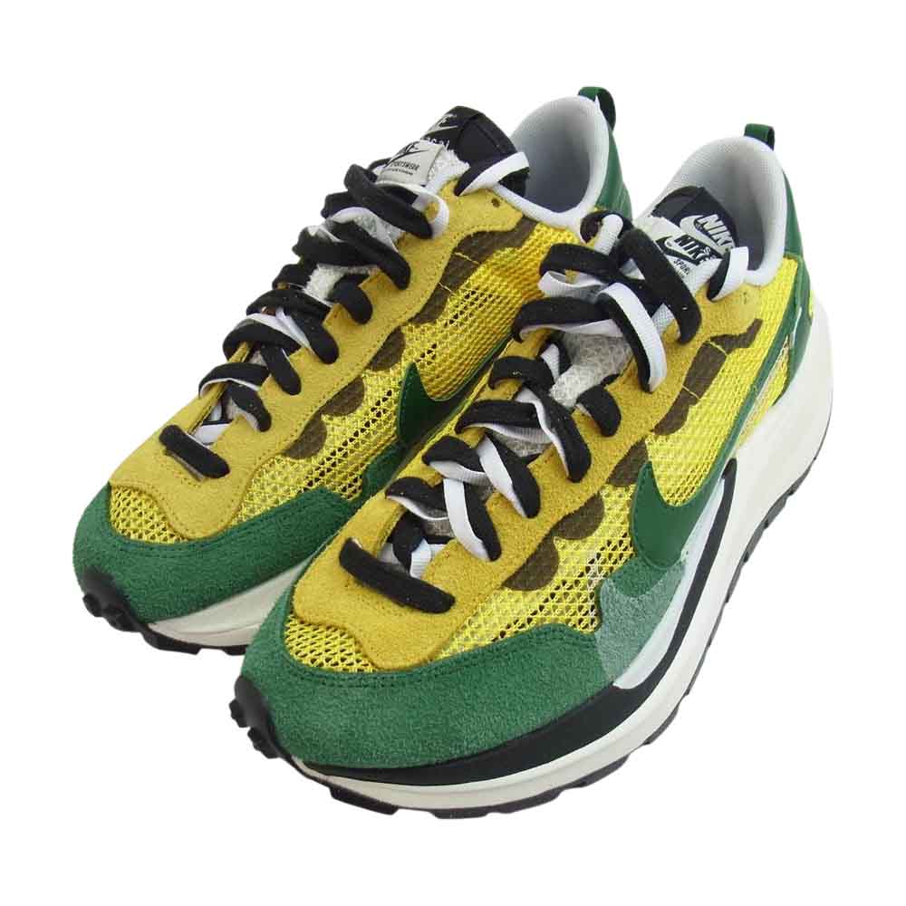 NIKE ナイキ CV1363-700 x sacai VAPOR WAFFLE サカイ ヴェイパーワッフル スニーカー グリーン系 27.5cm【極上美品】【中古】