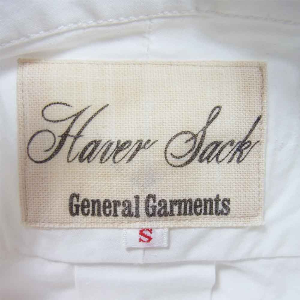 HAVERSACK ハバーザック ラウンドカラー シャツ 日本製 コットン ホワイト系 S【中古】