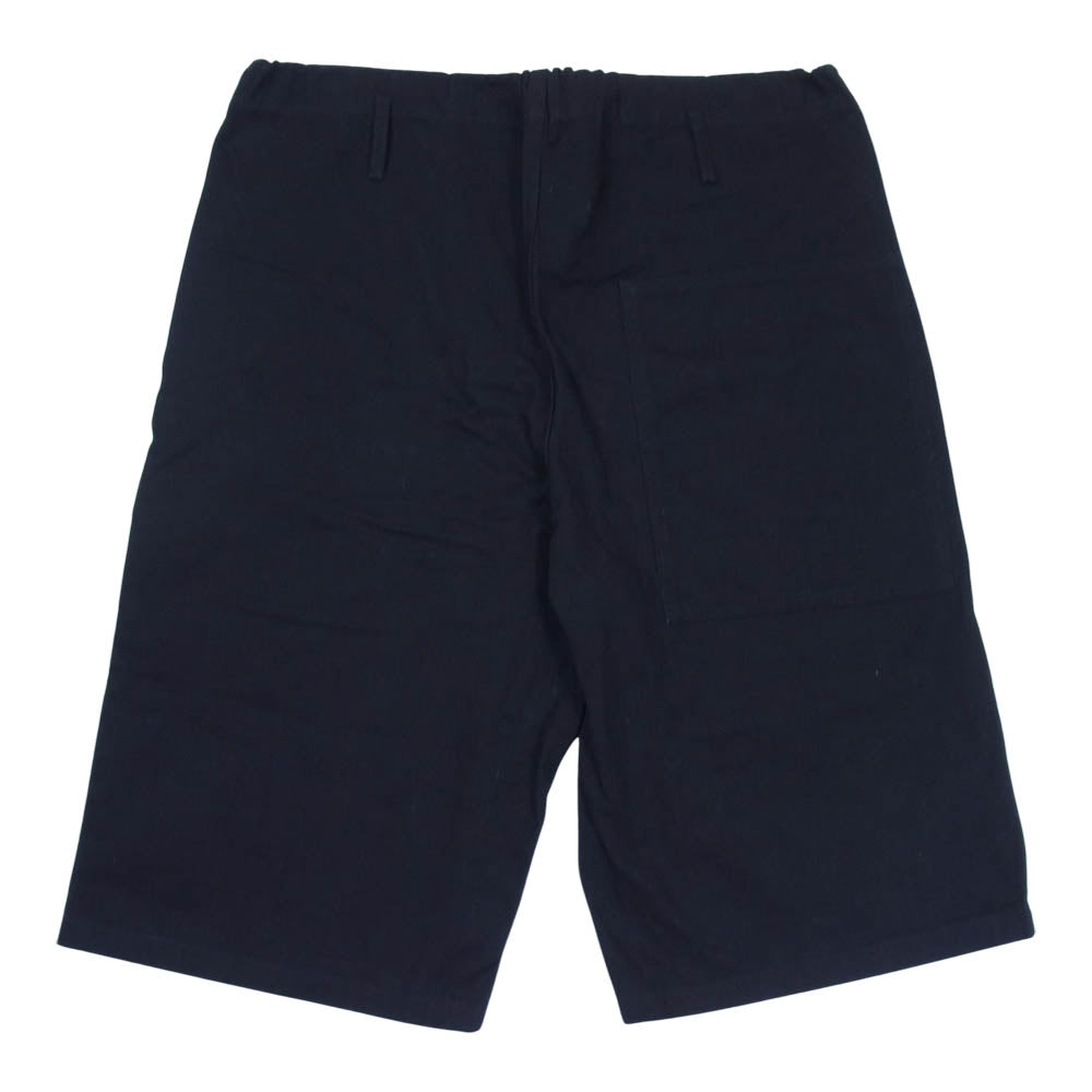 ツキ big shorts ビッグショーツ パンツ 日本製 コットン BlueBlack 2【美品】【中古】