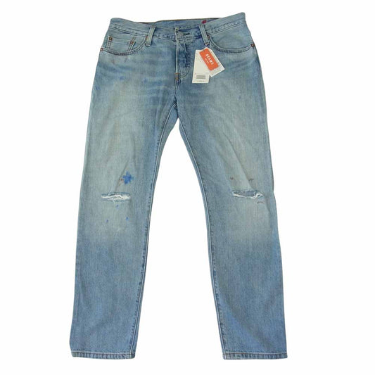 Levi's リーバイス x BEAMS 別注 40周年記念モデル 501CT ペイント&ダメージ加工 セルビッチデニムパンツ インディゴブルー系 26【中古】