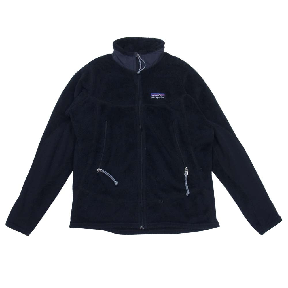 patagonia パタゴニア 02AW 02年 USA製 刺繍ロゴ WOMAN'S R2 フリース ジャケット ブラック系 S【中古】