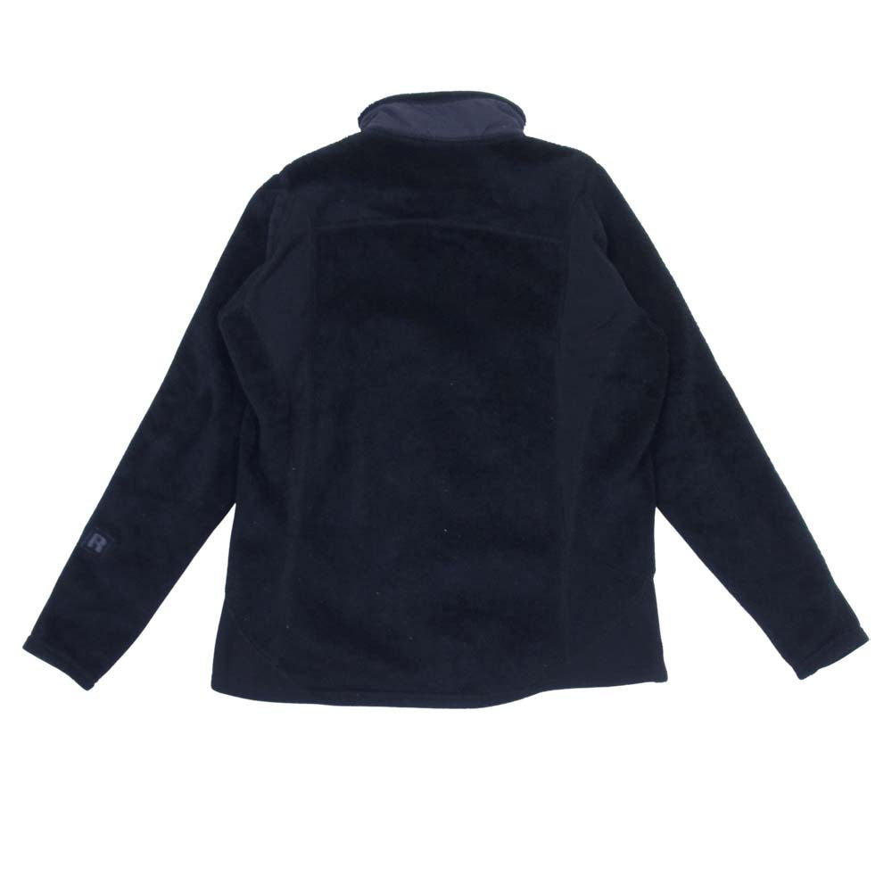 patagonia パタゴニア 02AW 02年 USA製 刺繍ロゴ WOMAN'S R2 フリース ジャケット ブラック系 S【中古】