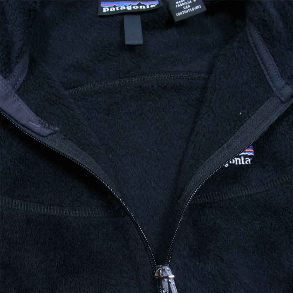 patagonia パタゴニア 02AW 02年 USA製 刺繍ロゴ WOMAN'S R2 フリース ジャケット ブラック系 S【中古】