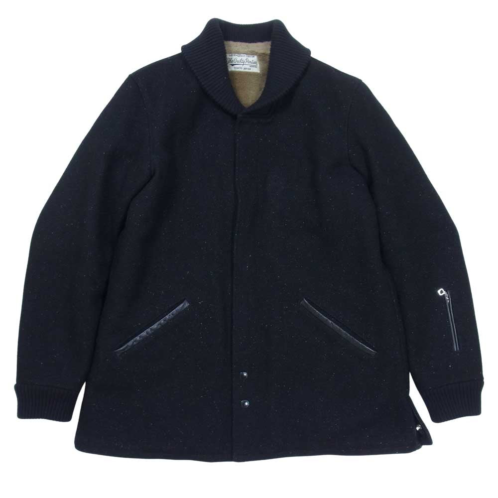 WACKO MARIA ワコマリア × WOLF'S HEAD ウルフズヘッド CAR CLUB JACKET カー クラブ ジャケット ブラック系 L【美品】【中古】