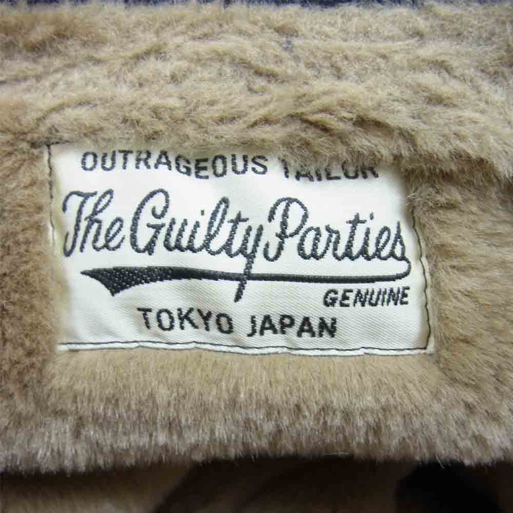 WACKO MARIA ワコマリア × WOLF'S HEAD ウルフズヘッド CAR CLUB JACKET カー クラブ ジャケット ブラック系 L【美品】【中古】