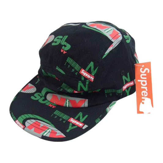 Supreme シュプリーム 18AW ny camp cap キャンプ キャップ ブラック系【極上美品】【中古】