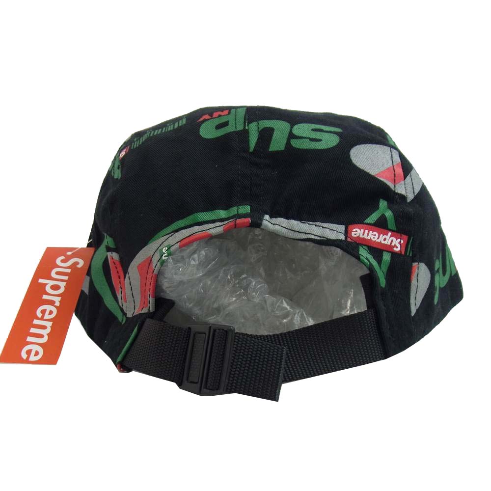Supreme シュプリーム 18AW ny camp cap キャンプ キャップ ブラック系【極上美品】【中古】
