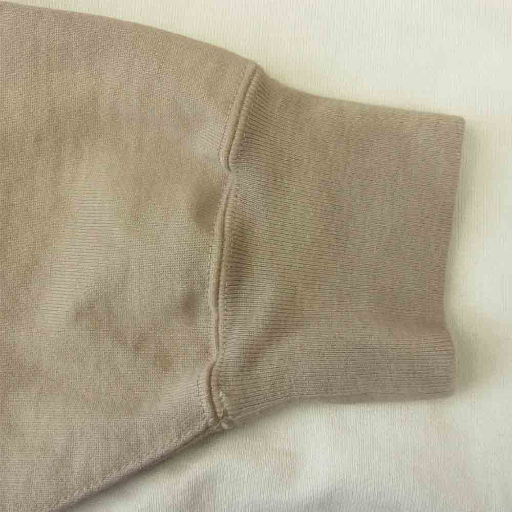 AURALEE オーラリー 21AW A21AP02OU ORGANIC COTTON COMPACT GRADATION DYED SWEAT P/O オーガニック コットン グラデーション クルーネック スウェット シャツ オフホワイト系 3【美品】【中古】