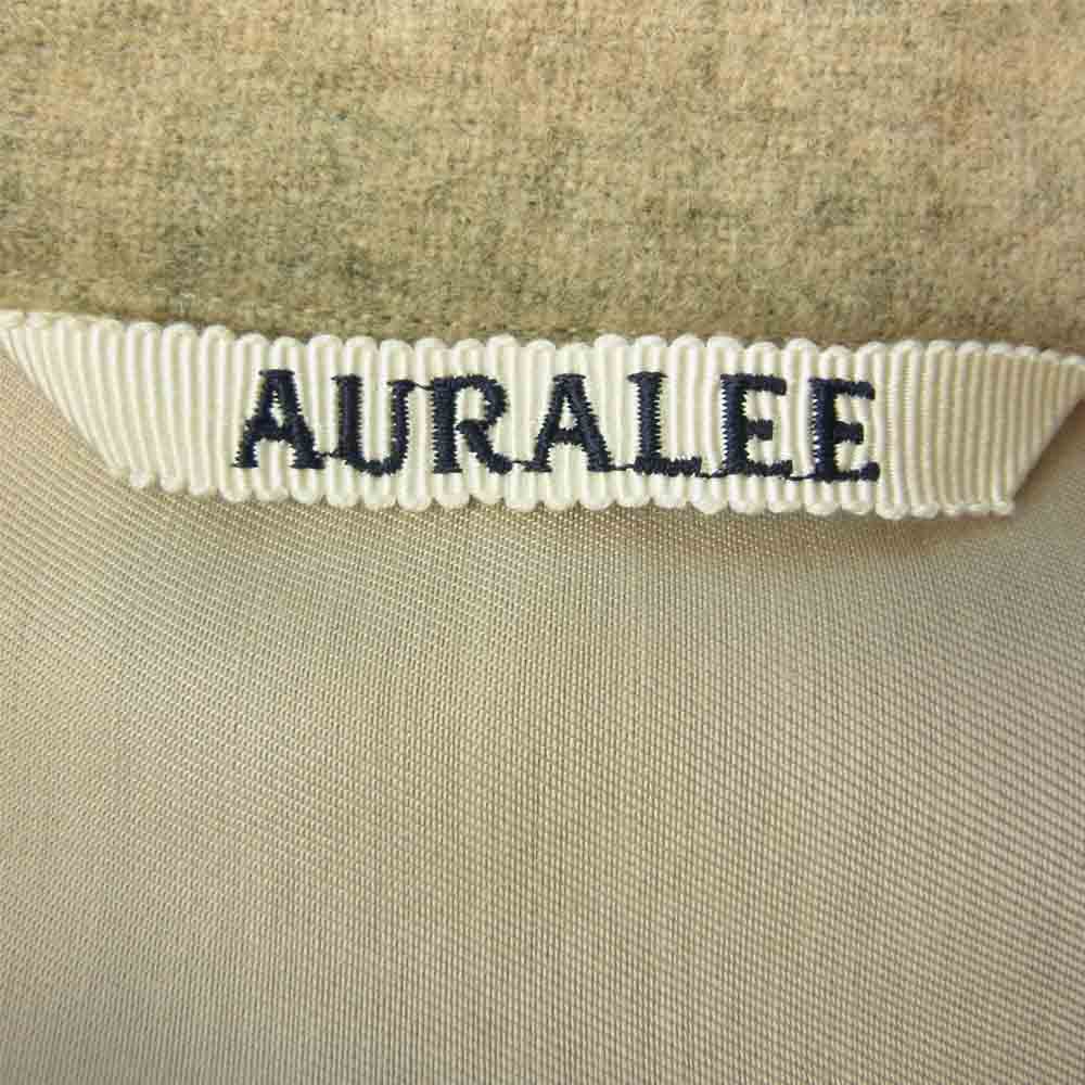 AURALEE オーラリー 21AW A21AS01LH SUPER MILLED SHETLAND WOOL SHIRTS シェットランド ウール シャツ グレー系 3【美品】【中古】