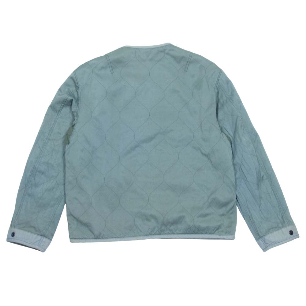 Scye サイ 5121-61501 N/P Light Taffeta Garment Dyed Shell Jacket ライト タフタ ガーメント ダイド リバーシブル シェル ジャケット モスグリーン系 38【美品】【中古】