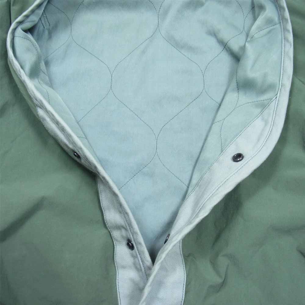 Scye サイ 5121-61501 N/P Light Taffeta Garment Dyed Shell Jacket ライト タフタ ガーメント ダイド リバーシブル シェル ジャケット モスグリーン系 38【美品】【中古】