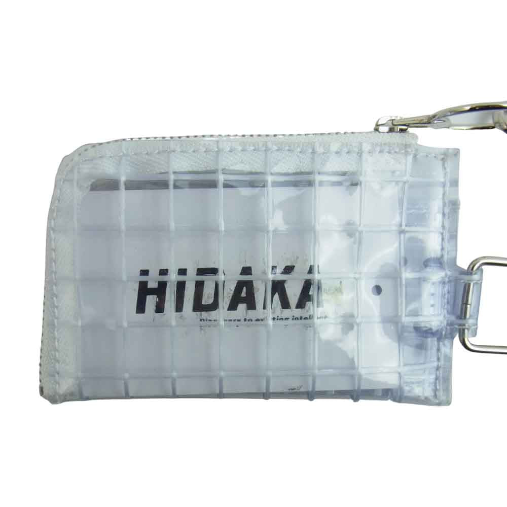 ヒダカ Shoulder coin case ショルダー コインケース カードケース 小物入れ クリア系【中古】