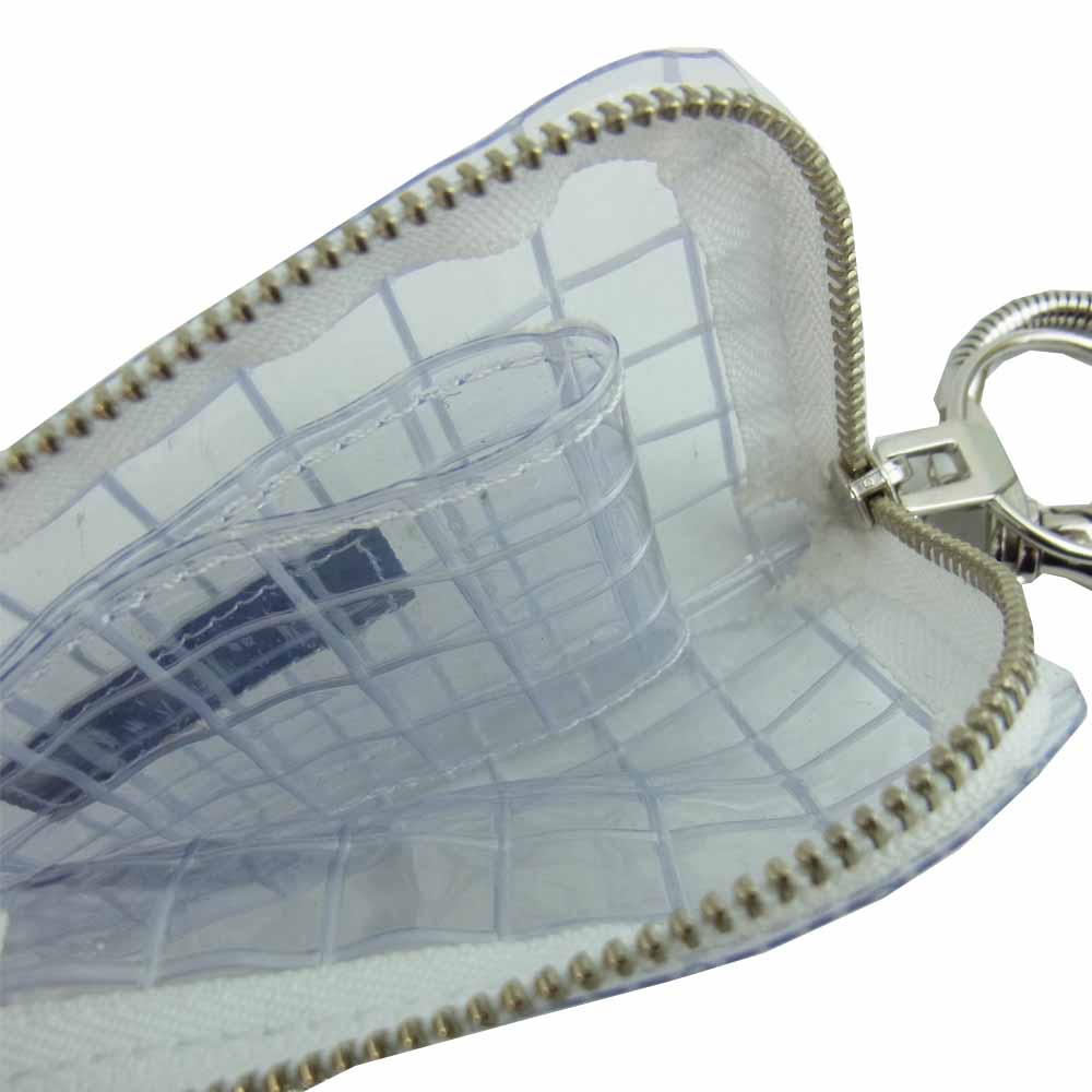 ヒダカ Shoulder coin case ショルダー コインケース カードケース 小物入れ クリア系【中古】