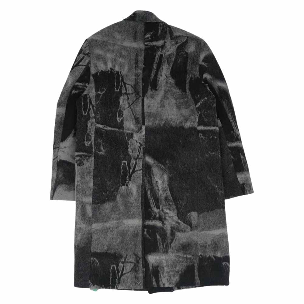 OFF-WHITE オフホワイト x Pablo Tomek パブロトメック DOUBLE-BREASTED COAT ダブル ブレスト コート グレー系 ブラック系 48【新古品】【未使用】【中古】