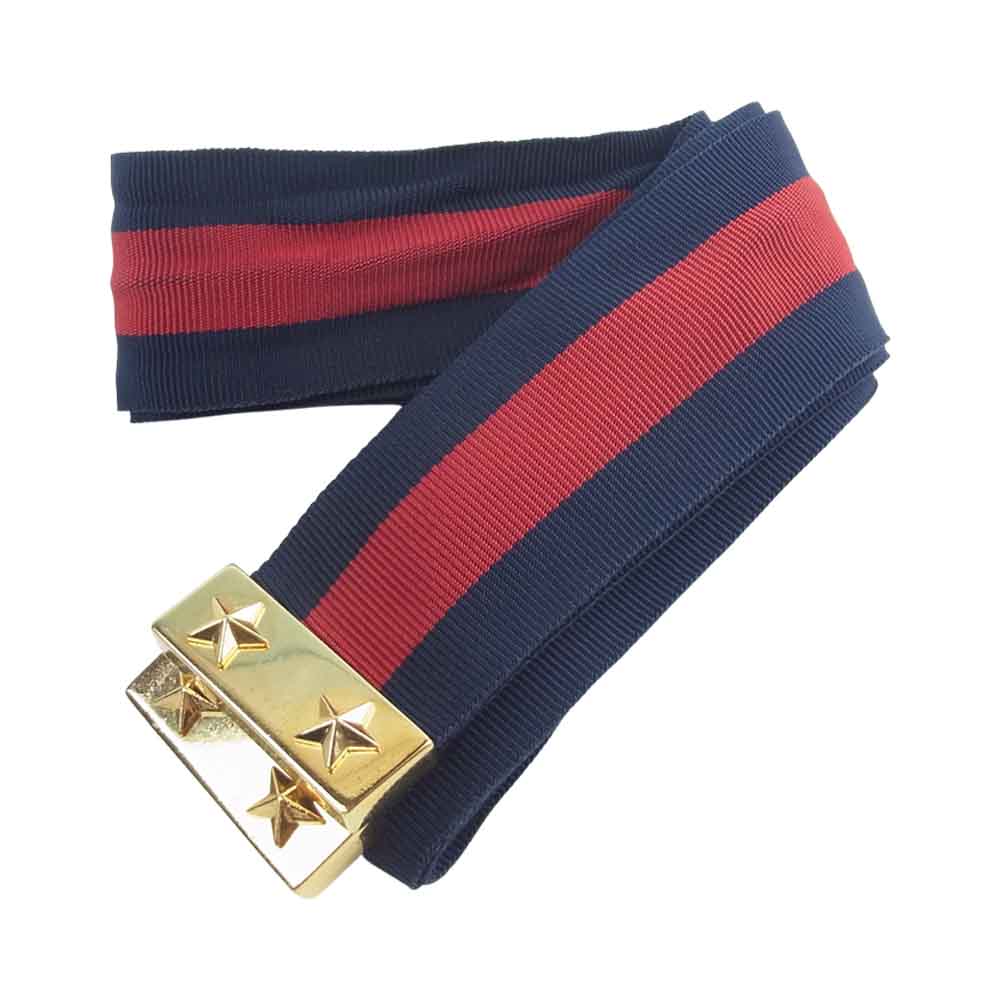 GUCCI グッチ 21882 シルヴィ スモール リボン シェリーライン レザー ショルダー バッグ ブラック系【中古】