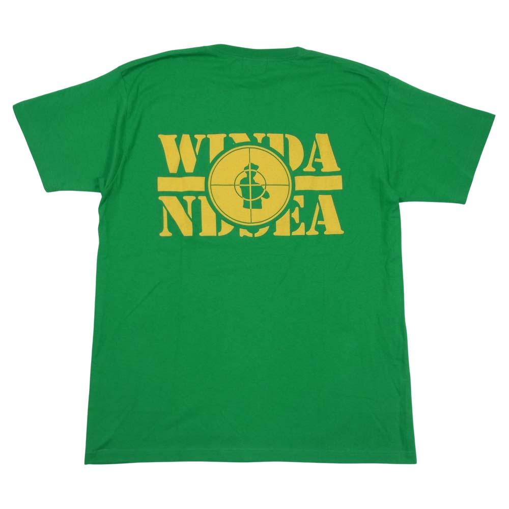 WIND AND SEA ウィンダンシー WDS-PEFTP-05 Public Enemy パブリックエネミー Tシャツ グリーン系 XL【新古品】【未使用】【中古】