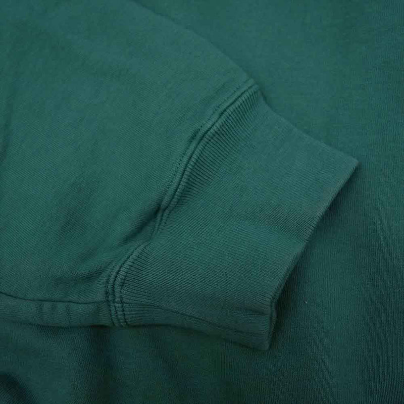 Supreme シュプリーム 20SS metallic rib hooded sweatshirt メタリック リブ スウェット パーカー グリーン系 XL【美品】【中古】