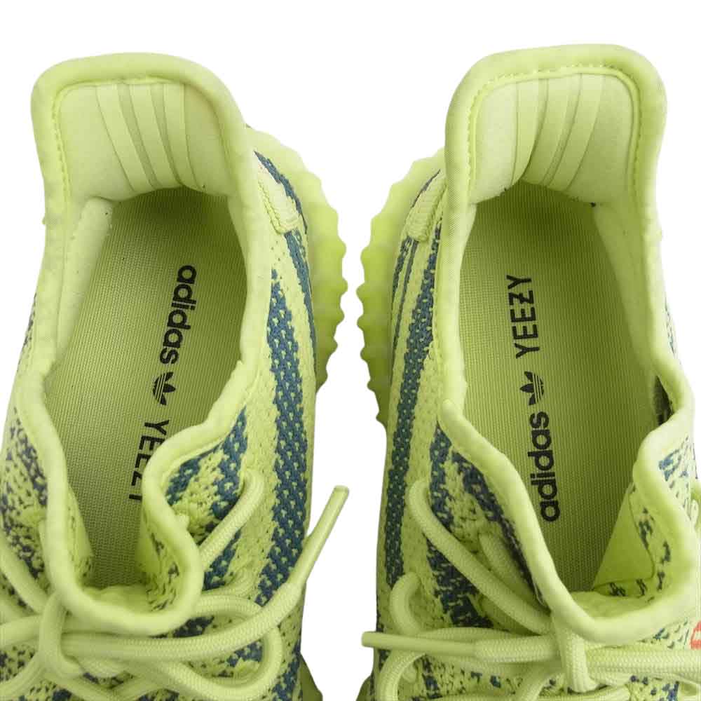 adidas アディダス B37572 YEEZY BOOST 350 V2 Semi Frozen Yellow イージーブースト 350 V2 イエロー系 27cm【美品】【中古】