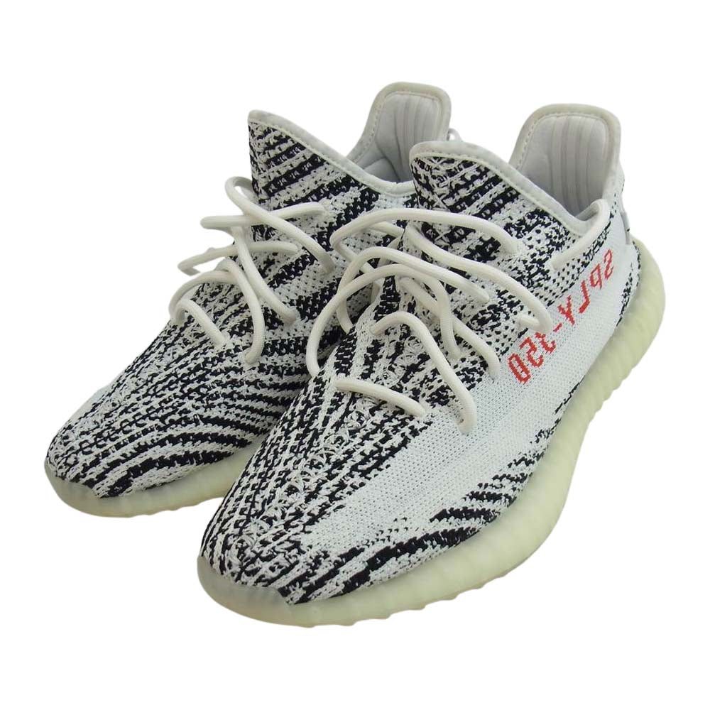adidas アディダス CP9654 YEEZY BOOST 350 V2 ZEBRA オリジナルス イージーブースト 350 V2 ゼブラ ゼブラ 27cm【中古】
