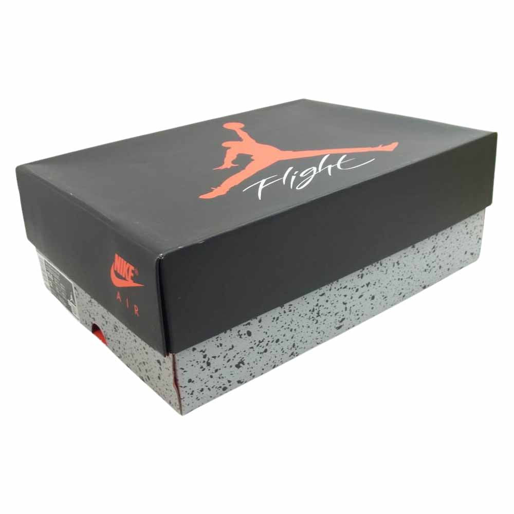 NIKE ナイキ DC7770-160 AIR JORDAN 4 RETRO WHITE/BLACK-TECH GREY-FIRE RED エアジョーダン4 レトロ ホワイト系 28.5cm【新古品】【未使用】【中古】