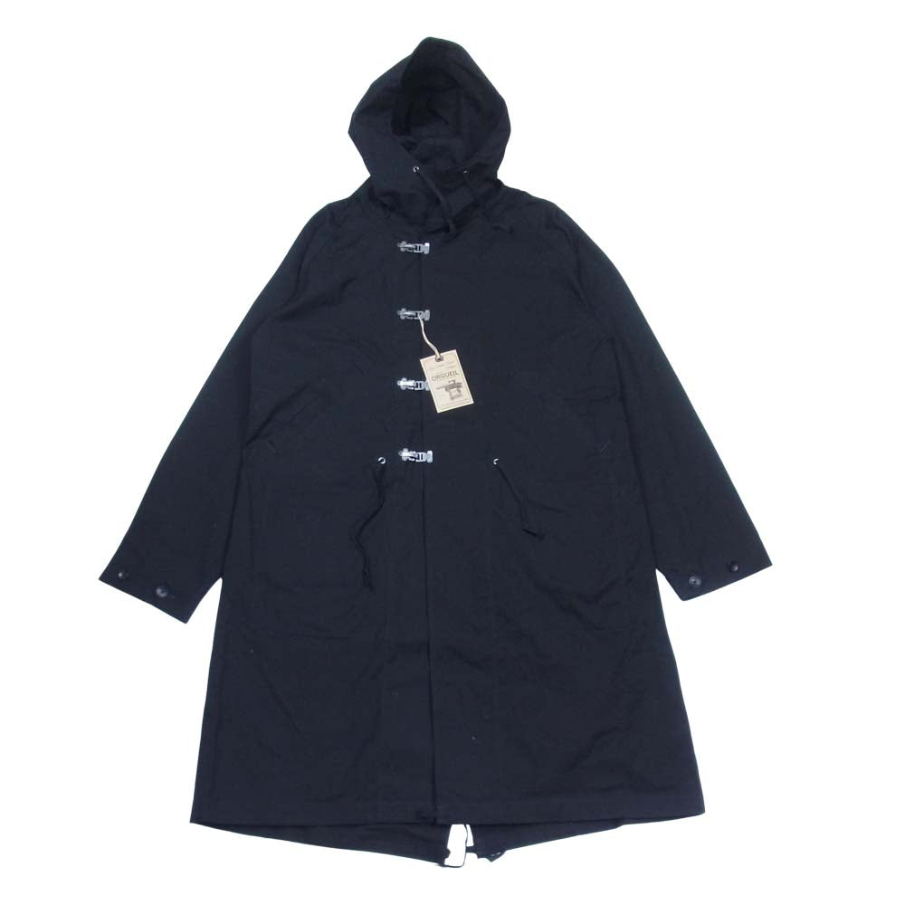 ORGUEIL オルゲイユ OR-4195 Italian Snow Parka イタリアン スノー パーカー ミリタリー コート ブラック系 40【極上美品】【中古】