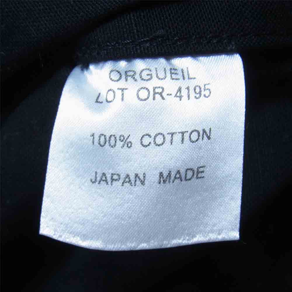 ORGUEIL オルゲイユ OR-4195 Italian Snow Parka イタリアン スノー パーカー ミリタリー コート ブラック系 40【極上美品】【中古】