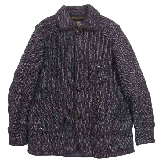 FREEWHEELERS フリーホイーラーズ BUBO SPORT TOGS SUFFOLK JACKET ビーチクロス ハンティング ジャケット ネイビー系 40【中古】