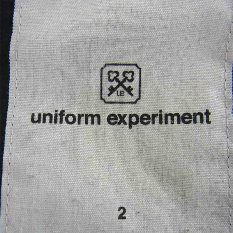 uniform experiment ユニフォームエクスペリメント サイドポケット テーパード スラックス パンツ ブラック系 2【中古】