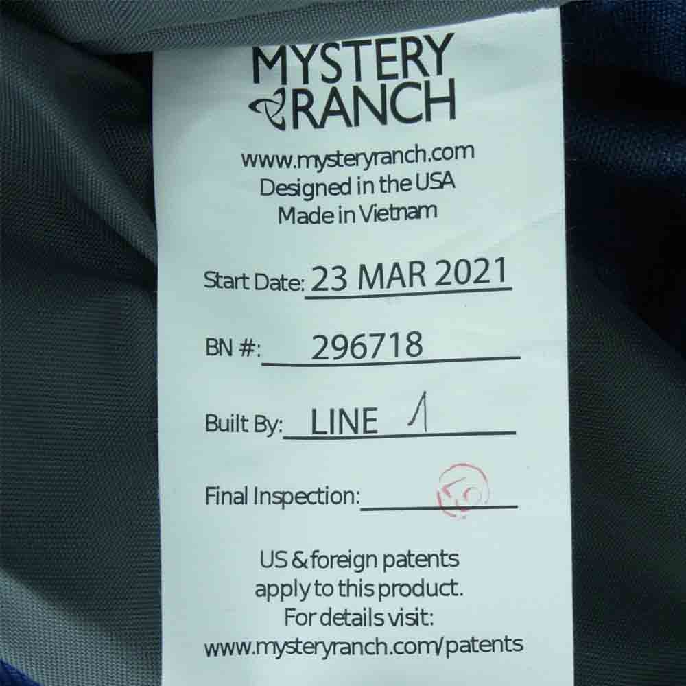 MYSTERY RANCH ミステリーランチ 2DAY ASSAULT SM Indigo バックパック デイパック リュック ブルー系【新古品】【未使用】【中古】