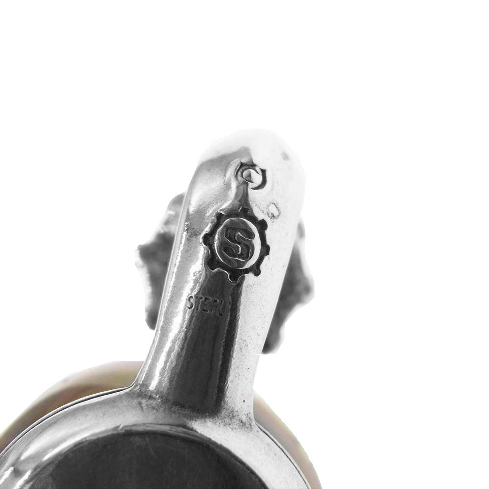 STARLIN GEAR スターリンギア ギャランティカード付属 New Skull Marble Monkey ニュー スカル マーブル モンキー ペンダント トップ【中古】