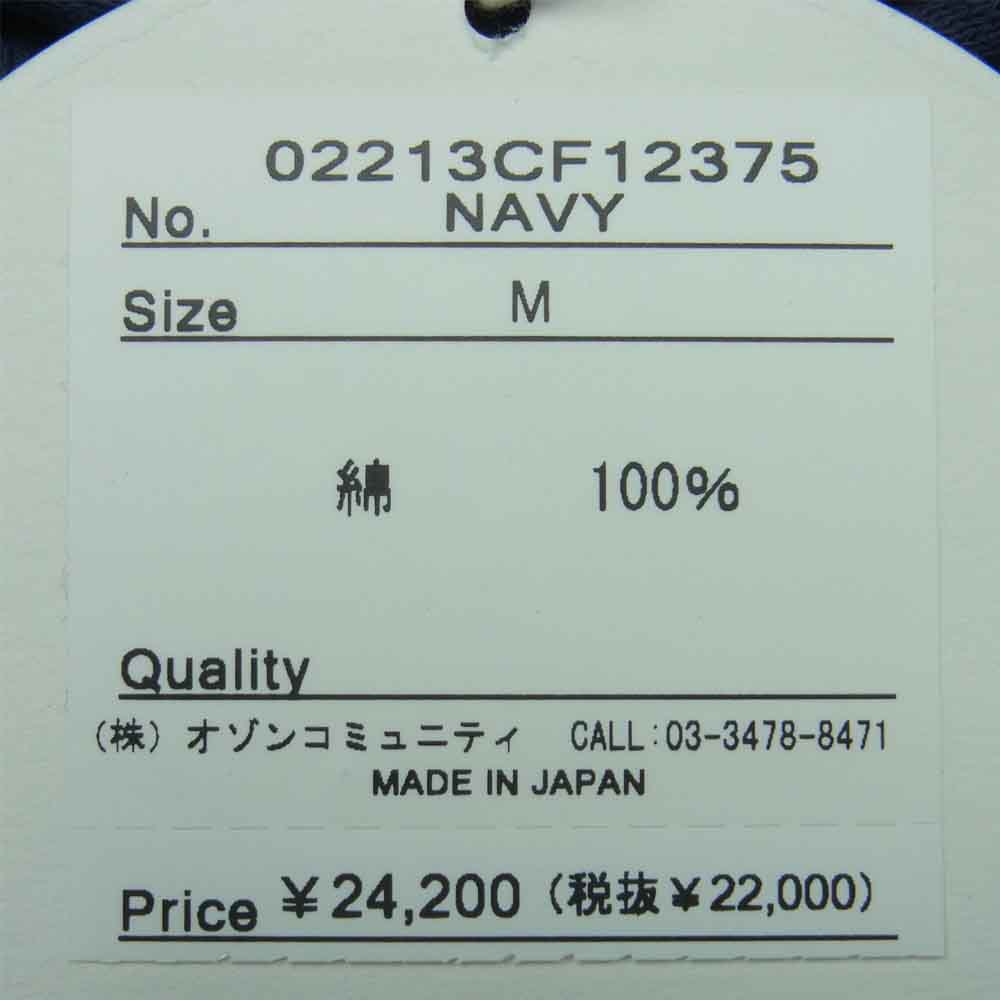 HYSTERIC GLAMOUR ヒステリックグラマー 21AW 02213CF12 YANKEE GIRL ヤンキー ガール プルオーバー パーカー ネイビー系 M【美品】【中古】
