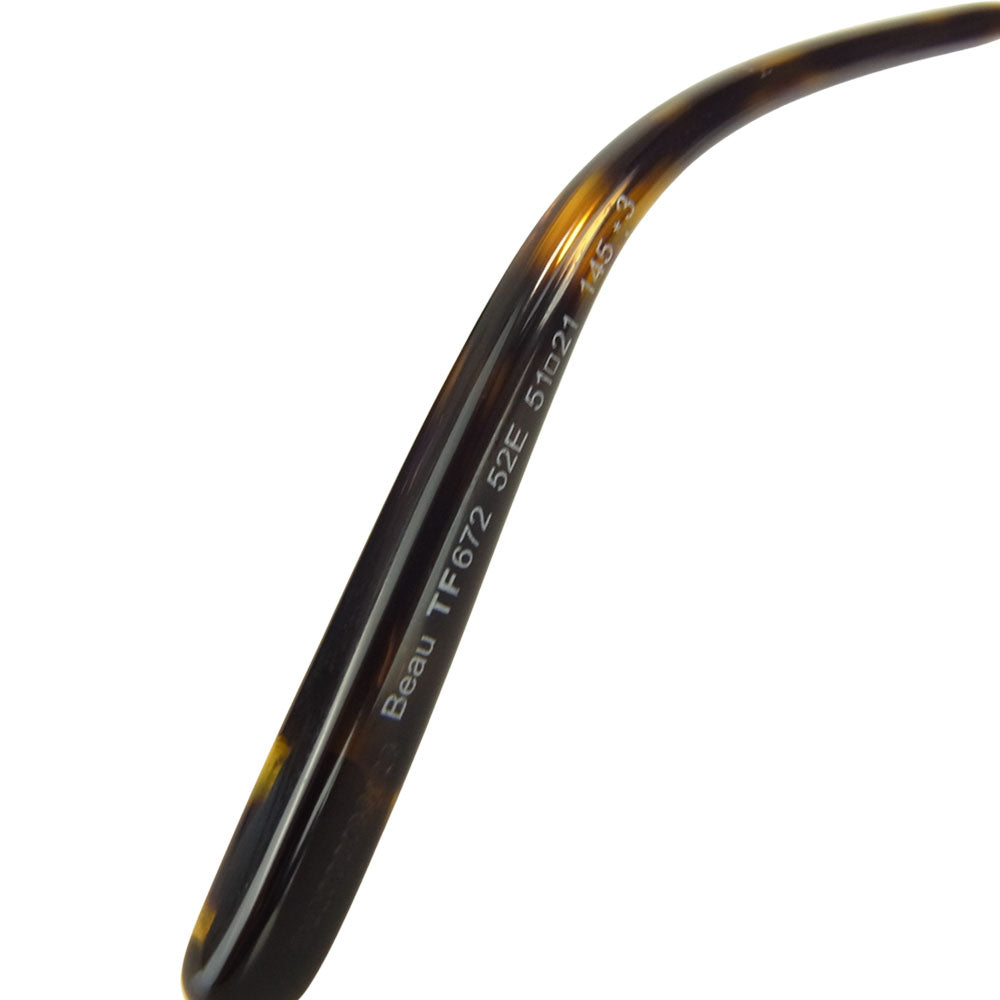 TOM FORD トムフォード TF672 52E Beau サングラス メガネ アイウェア ブラウン系 51□21 145【中古】
