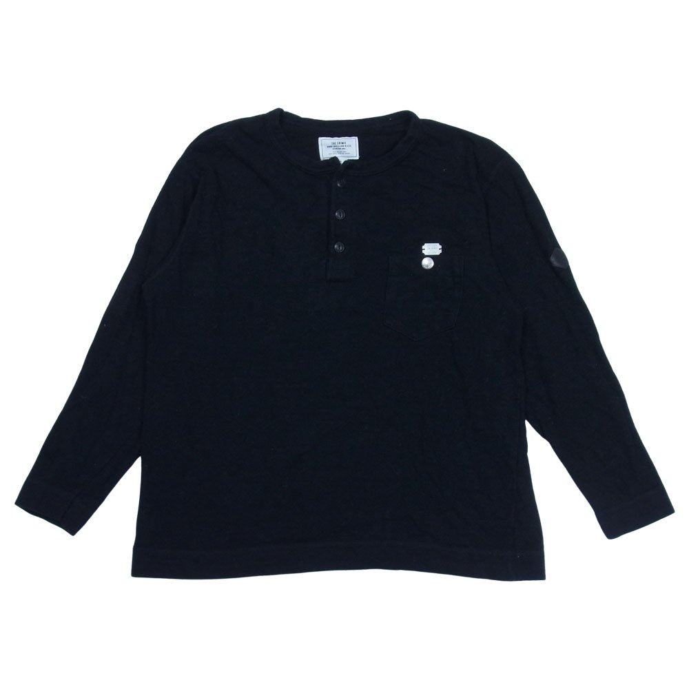 CRIMIE クライミー C1H5-CS01 CS HENRLY NECK 8TH SHIRT ヘンリーネック シャツ ブラック系 M【中古】