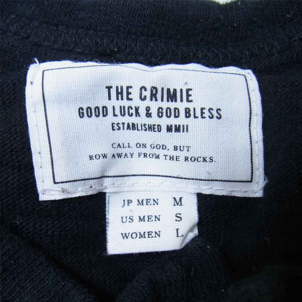 CRIMIE クライミー C1H5-CS01 CS HENRLY NECK 8TH SHIRT ヘンリーネック シャツ ブラック系 M【中古】