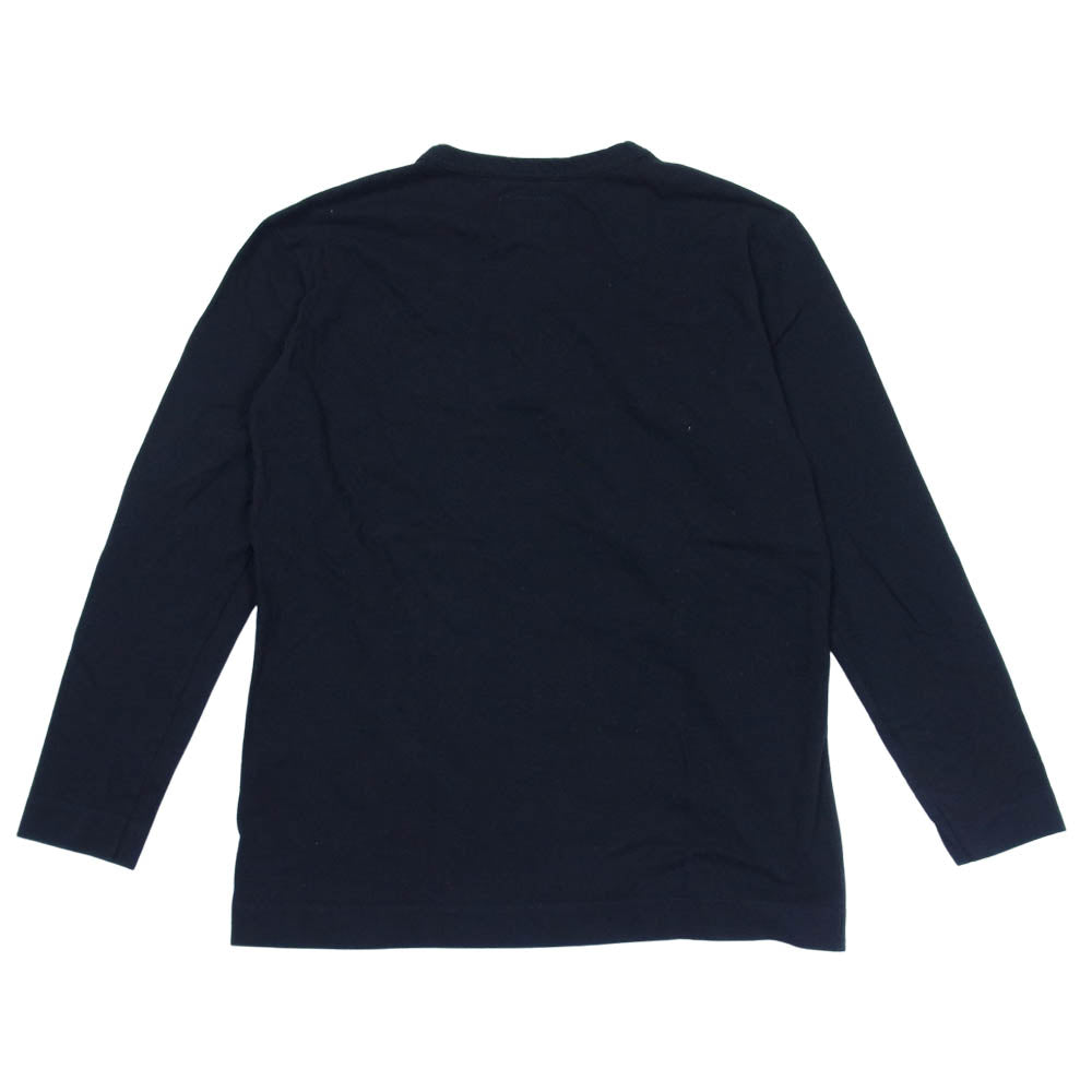 CRIMIE クライミー C1K1-CS02 CS TSURIAMI HENRLY NECK T-SHIRT 吊り編み ヘンリーネック 長袖 Tシャツ ブラック系 M【中古】