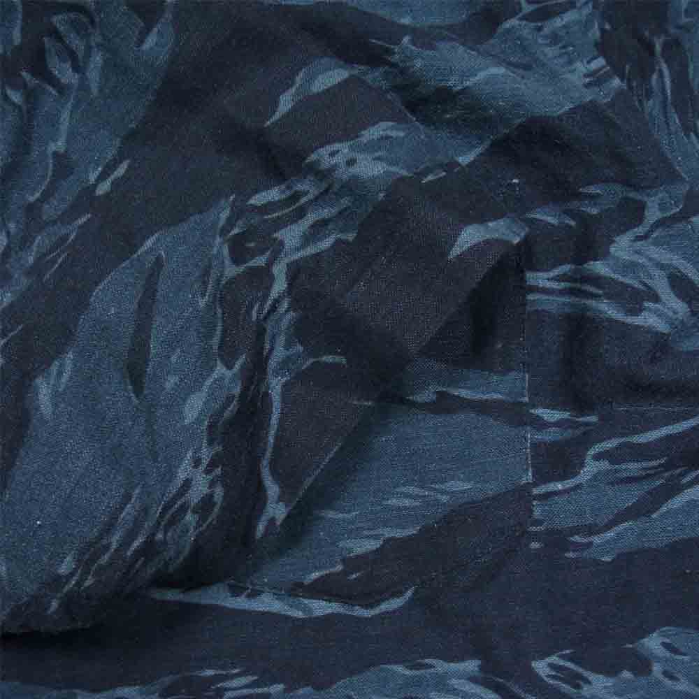 CRIMIE クライミー バックプリント カモ 迷彩 半袖 シャツ ブラック系 M【中古】